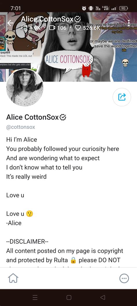 cottonsox leak|Cottonsox / alicecottonsox masturbation video